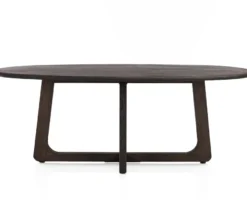 Almora, eetkamertafel 210 x 120 cm - Basalt