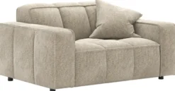 Amalfi, 1.5-zits - pocketvering - stof Derby - beige