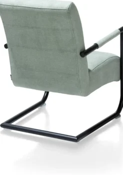 Angelica, bijzetfauteuil + zwart frame (ROB)