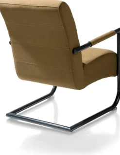 Angelica, bijzetfauteuil + zwart frame (ROB)