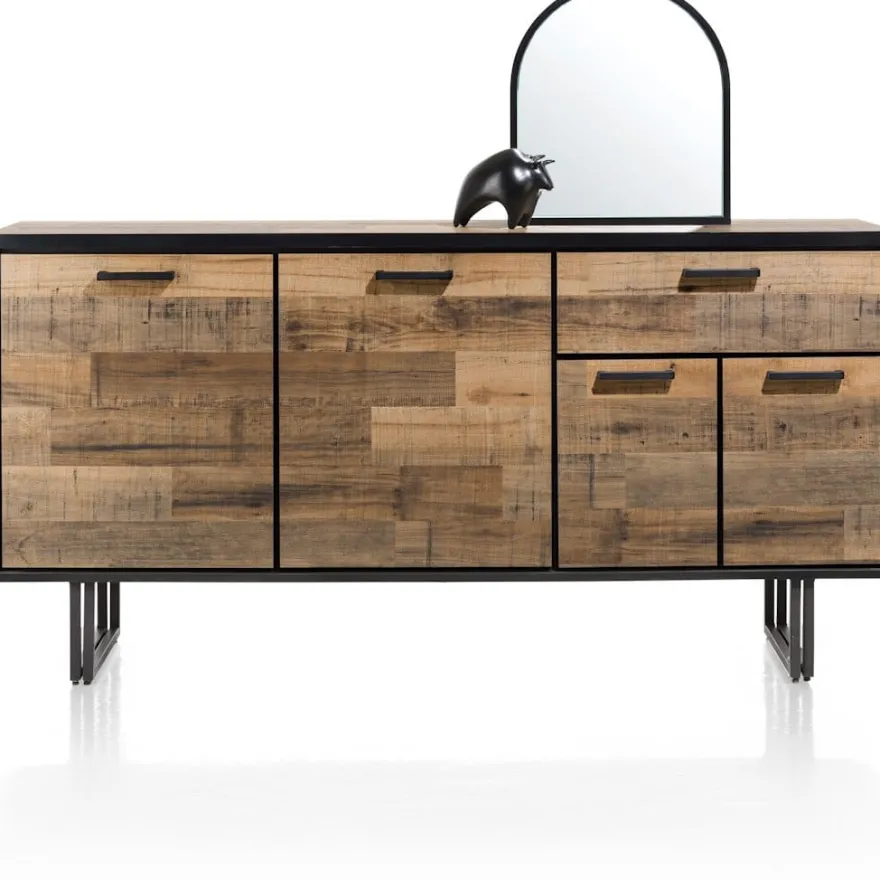 Avalon, dressoir 170 cm - 4-deuren + 1-lade - Driftwood