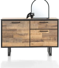 Avalon, dressoir 127 cm - 2-deuren + 1-lade - Driftwood