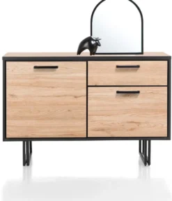 Avalon, dressoir 127 cm - 2-deuren + 1-lade - Driftwood