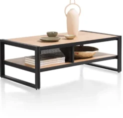 Avalon, salontafel 110 x 60 cm + 2-niches - Driftwood
