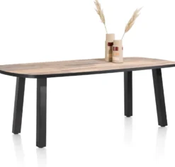 Avalox, bartafel ovaal 240 x 110 cm - kleur driftwood - 4 poot