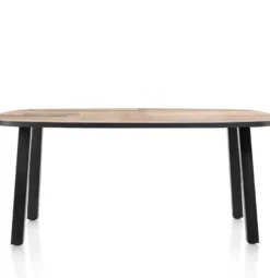 Avalox, bartafel ovaal 210 x 110 cm - kleur driftwood - 4 poot