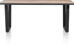 Avalox, eetkamertafel 170 x 98 cm - kleur driftwood - V poot