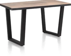Avalox, eetkamertafel 140 x 98 cm - kleur driftwood - V poot