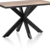 Avalox, eetkamertafel 140 x 98 cm - kleur driftwood - centrale poot