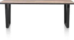 Avalox, eetkamertafel 230 x 98 cm - kleur driftwood - V poot