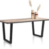 Avalox, eetkamertafel 200 x 98 cm - kleur driftwood - V poot