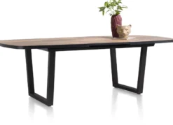 Avalox, uitschuif bartafel ovaal 190 (+ 60) x 110 cm - kleur driftwood - V poot