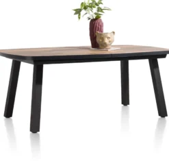 Avalox, uitschuif bartafel ovaal 190 (+ 60) x 110 cm - kleur driftwood - 4 poot