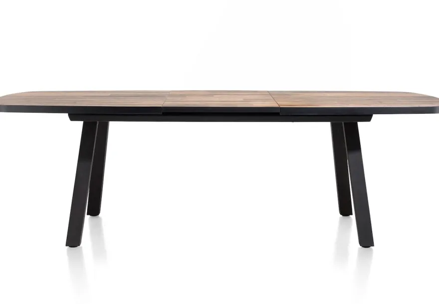 Avalox, uitschuif bartafel ovaal 190 (+ 60) x 110 cm - kleur driftwood - 4 poot