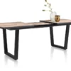 Avalox, uitschuif bartafel 190 (+ 60) x 98 cm - kleur driftwood - V poot