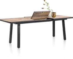 Avalox, uitschuif bartafel 190 (+ 60) x 98 cm - kleur driftwood - 4 poot