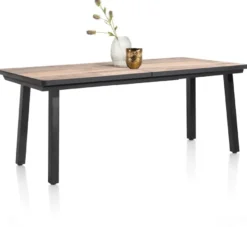 Avalox, uitschuif bartafel 190 (+ 60) x 98 cm - kleur driftwood - 4 poot