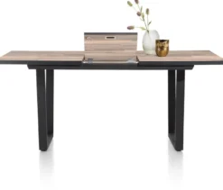 Avalox, uitschuif bartafel 160 (+ 50) x 98 cm - kleur driftwood - V poot