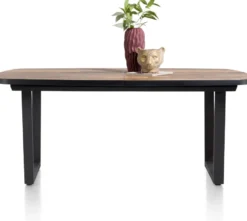 Avalox, uitschuiftafel ovaal 190 (+ 60) x 110 cm - kleur driftwood - V poot