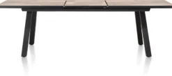 Avalox, uitschuiftafel 190 (+ 60) x 98 cm - kleur driftwood - 4 poot