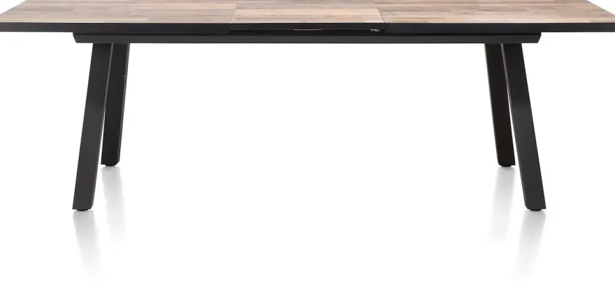 Avalox, uitschuiftafel 190 (+ 60) x 98 cm - kleur driftwood - 4 poot