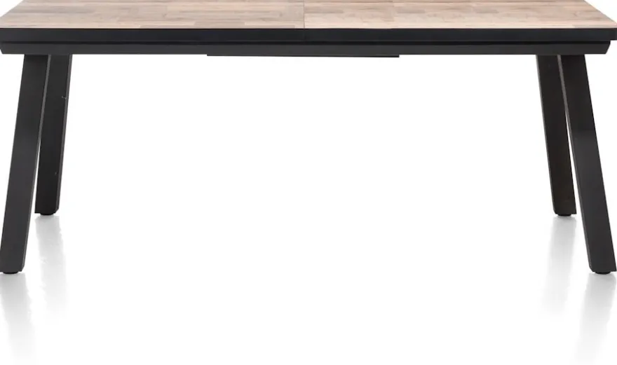 Avalox, uitschuiftafel 190 (+ 60) x 98 cm - kleur driftwood - 4 poot