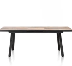 Avalox, uitschuiftafel 160 (+ 50) x 98 cm - kleur driftwood - 4 poot