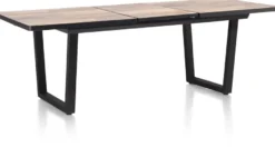 Avalox, uitschuiftafel 160 (+ 50) x 98 cm - kleur driftwood - V poot