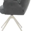 Bell, armstoel - creme frame - draaibaar - pocket - combi Calabria/Vada - Antraciet