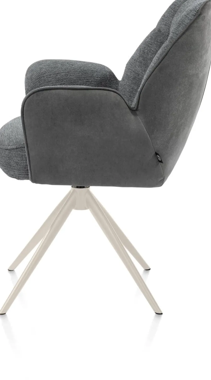 Bell, armstoel - creme frame - draaibaar - pocket - combi Calabria/Vada - Antraciet