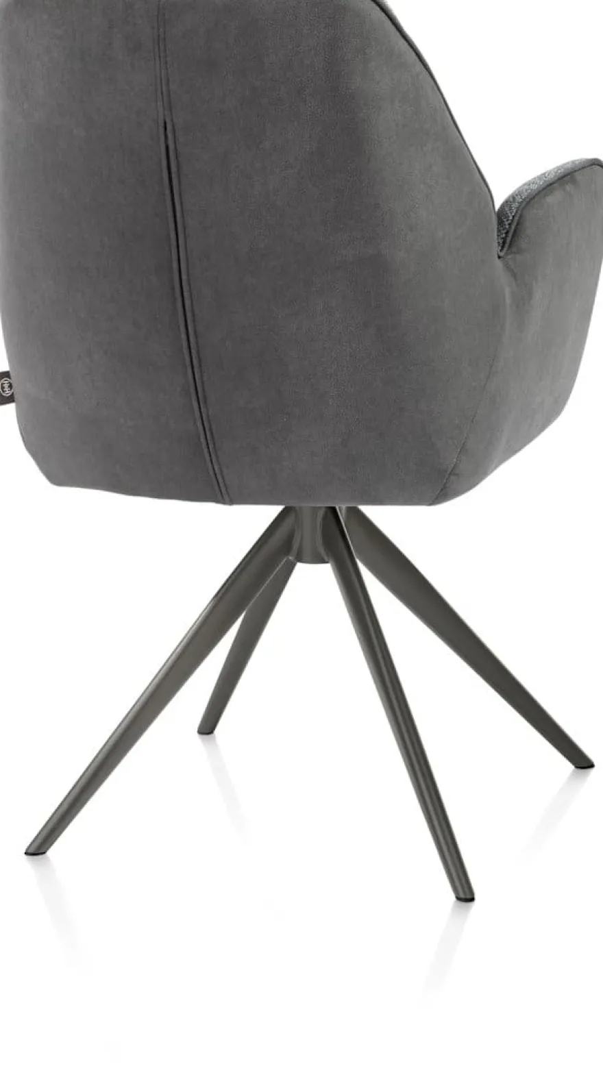 Bell, armstoel - grafiet frame - draaibaar - relax - pocket - combi Calabria/Vada - Antraciet