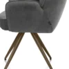 Bell, armstoel - steelbrown frame - pocket - stof Calabria - Antraciet