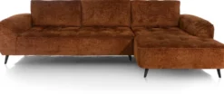 Belluno, longchair - flex rug - arm rechts