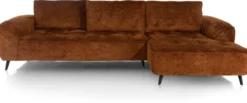 Belluno, 3-zits - flex rug - arm links