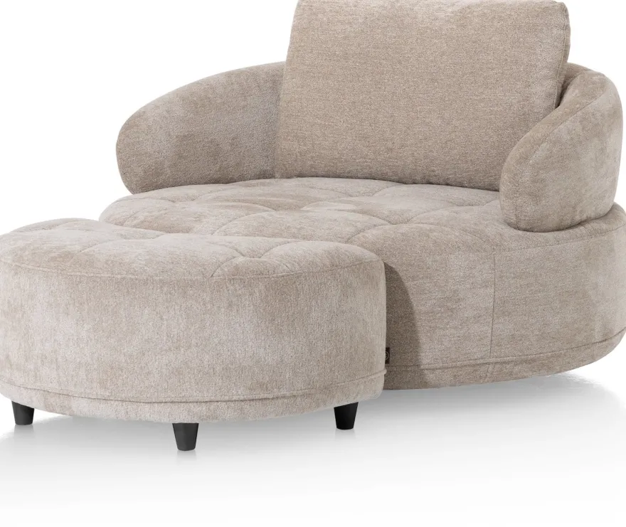 Borgia, draaifauteuil - rond 130 cm