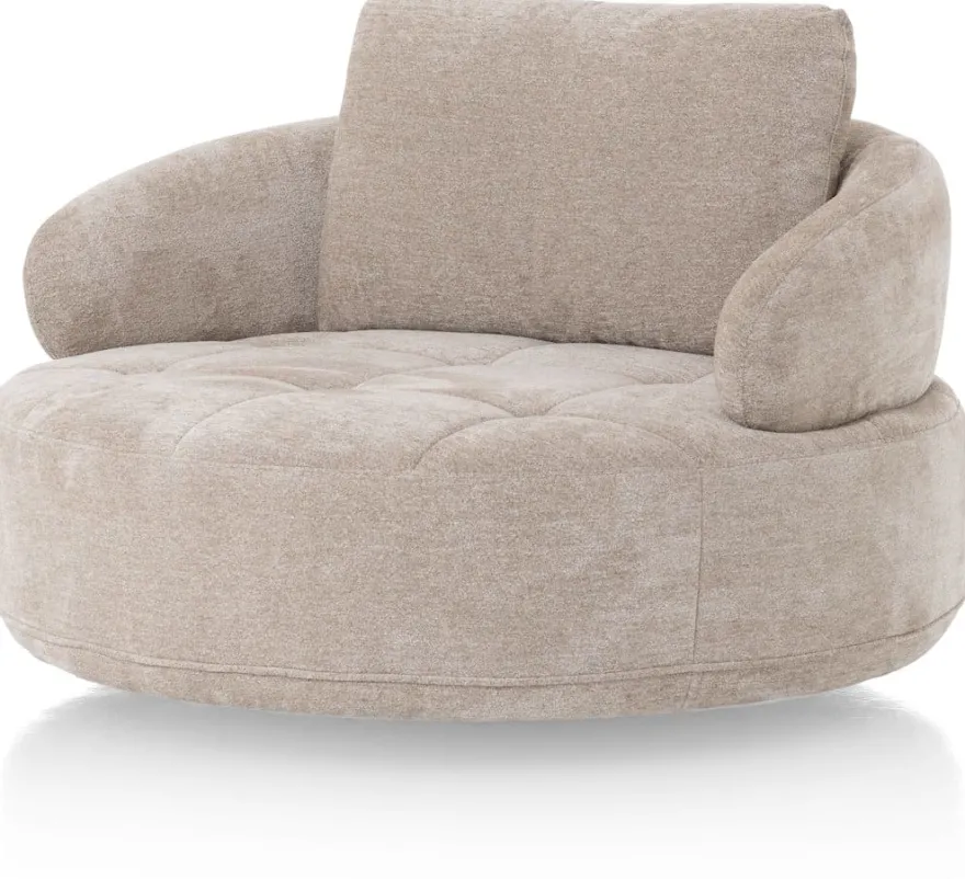 Borgia, draaifauteuil - rond 130 cm