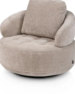 Borgia, draaifauteuil small - rond 100 cm