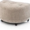Borgia, poef/hocker small - Champagne