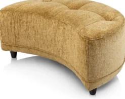 Borgia, poef/hocker 90 x 60 cm - Champagne