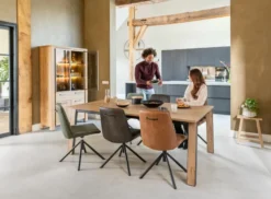 Brody, eetkamerstoel - Corsica - Antraciet