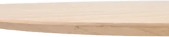Caletta, bartafel rond 120 cm. - eiken blad - centrale teenpoot crème - Natural