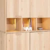 Castello, bergkast 123 cm - 4-deuren + 3-niches (+ LED)