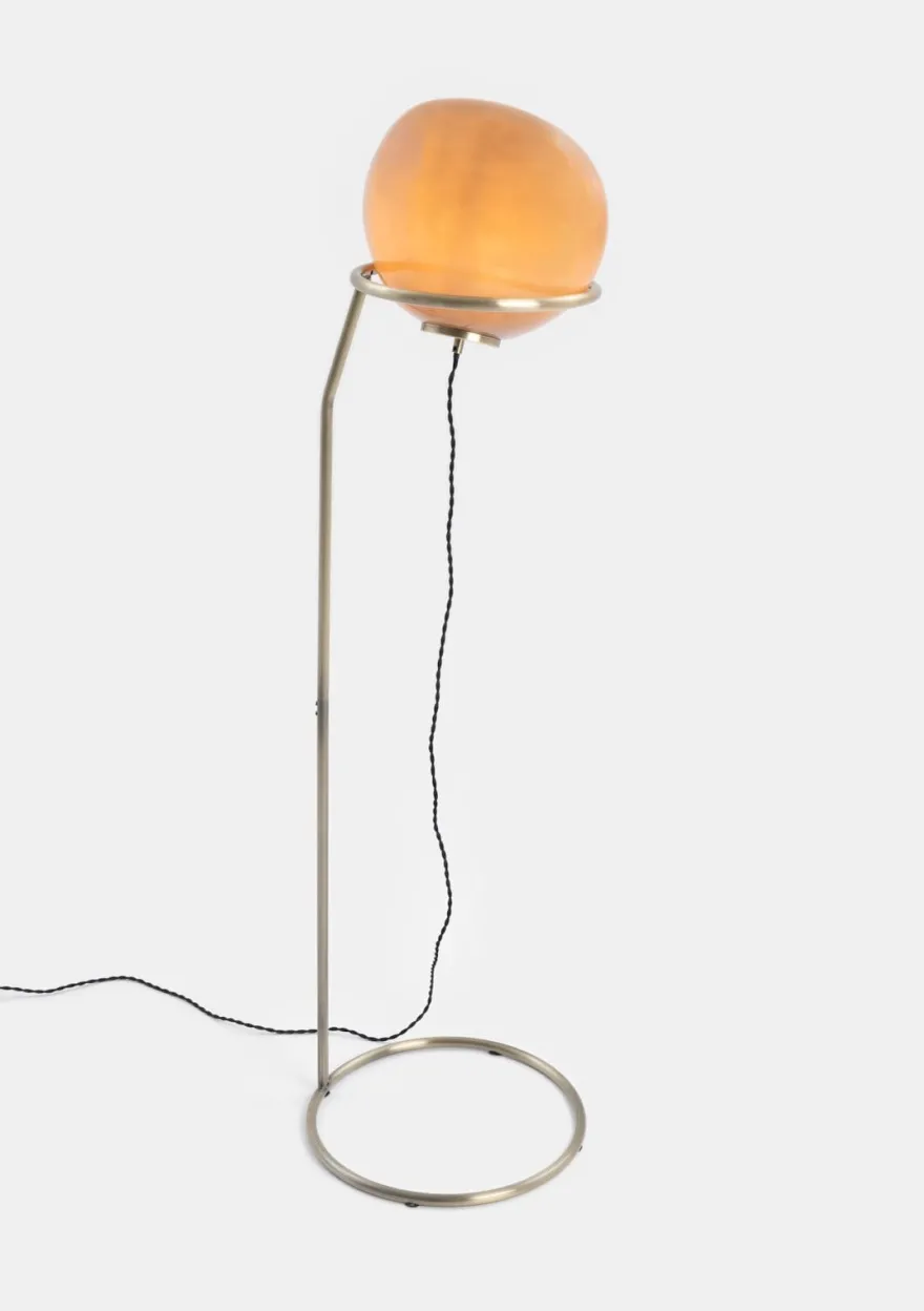 COCOmaison, Abby vloerlamp 1*E27 - Bruin