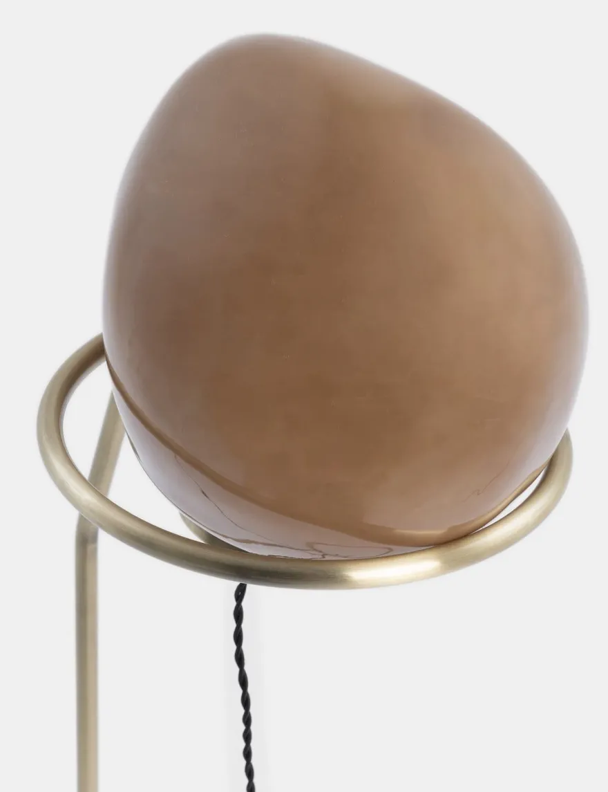 COCOmaison, Abby vloerlamp 1*E27 - Bruin