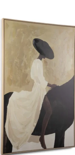 COCOmaison, Amazone schilderij 90x140cm - Multikleur