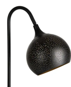 COCOmaison, Arjen tafellamp 1*E27 - Zwart/Goud