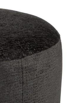 COCOmaison, BeautiQ - Chic poef - rond 80 cm - Antraciet