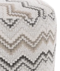 COCOmaison, BeautiQ - Lush poef - rond 42 cm - Antraciet