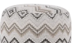COCOmaison, BeautiQ - Lush poef - rond 42 cm - Antraciet