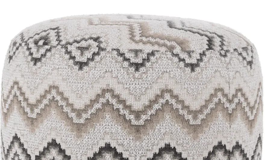 COCOmaison, BeautiQ - Lush poef - rond 42 cm - Antraciet
